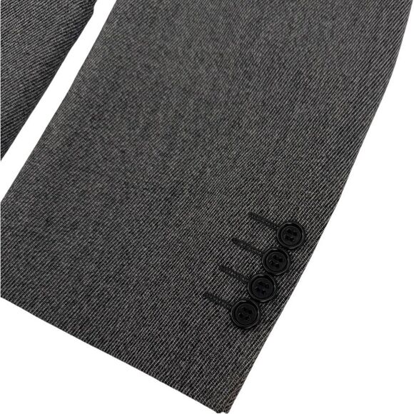 Canali Men's 3 Button Wool Blazer Patch Pockets Charcoal Gray Size 40R - Picture 5 of 15